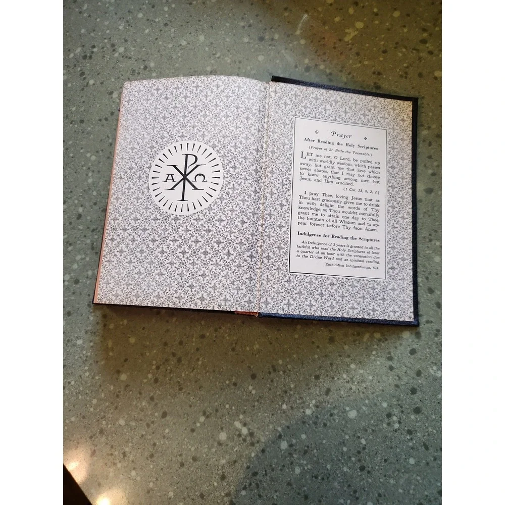 VTG Holy Bible New Catholic Edition Illustrated SEE PICS